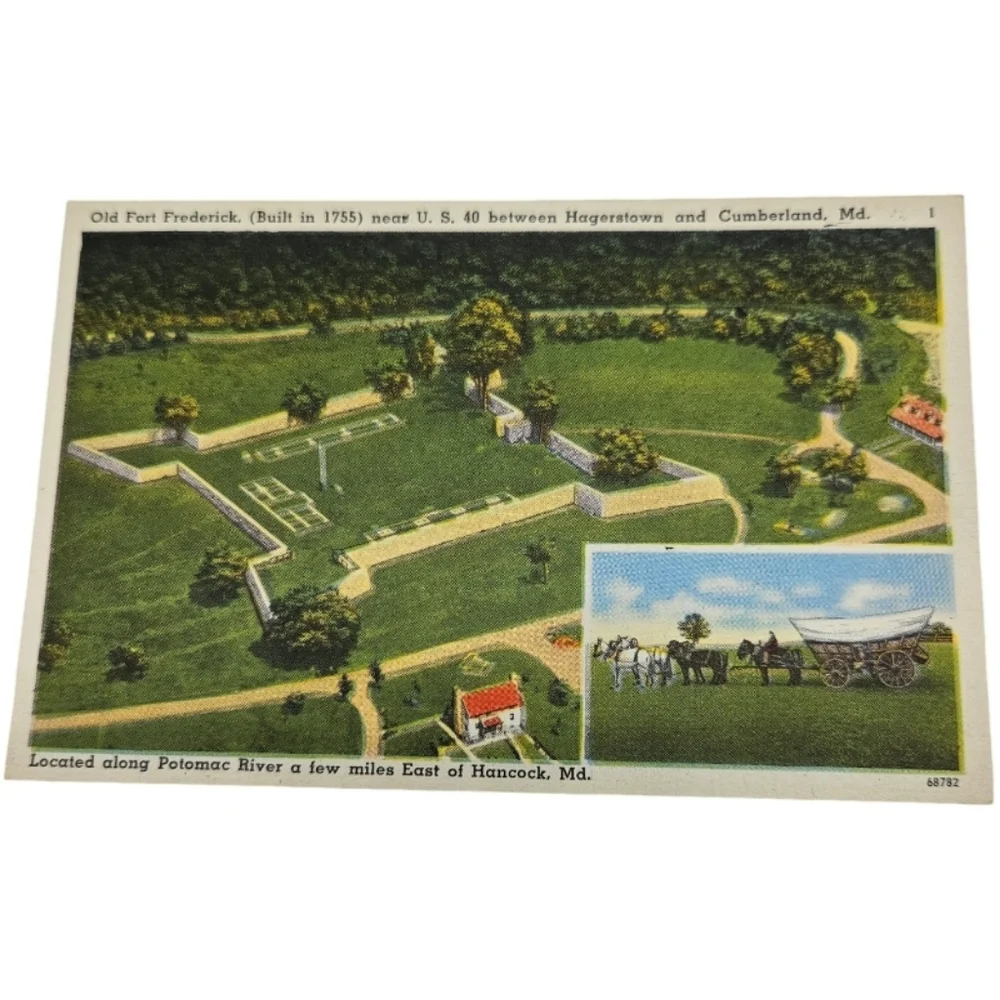 📬 Vintage Unused Postcard of Old Fort Frederick